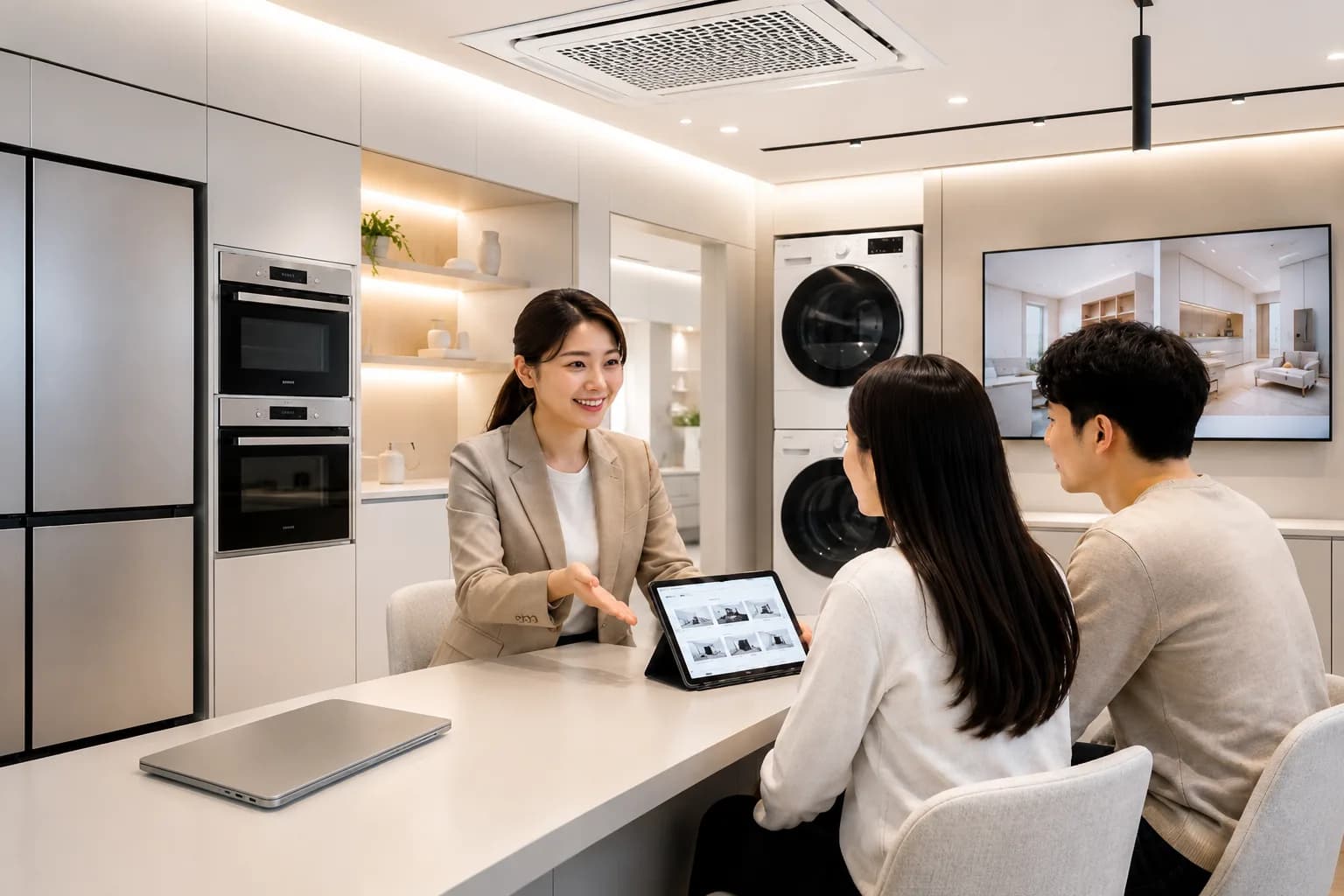 맞춤 가전 상담 현장